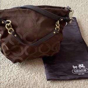 Coach tote bag with shoulder strap!